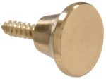 1 2  BRASS PLATED MINI KNOBS Sale