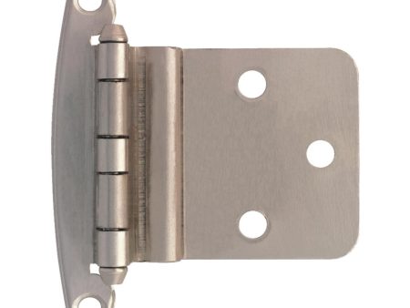 Liberty Satin Nickel 3 8 In. Inset Hinge, Without Spring, (10-Pack) For Sale