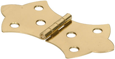 1-11 16  SOLID BRASS DECORATIVE HINGE For Sale