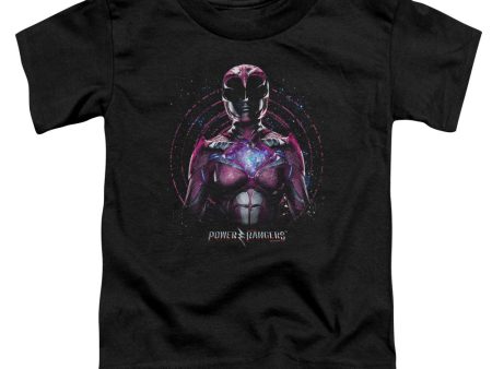 POWER RANGERS : PINK RANGER S\S TODDLER TEE Black SM (2T) Supply