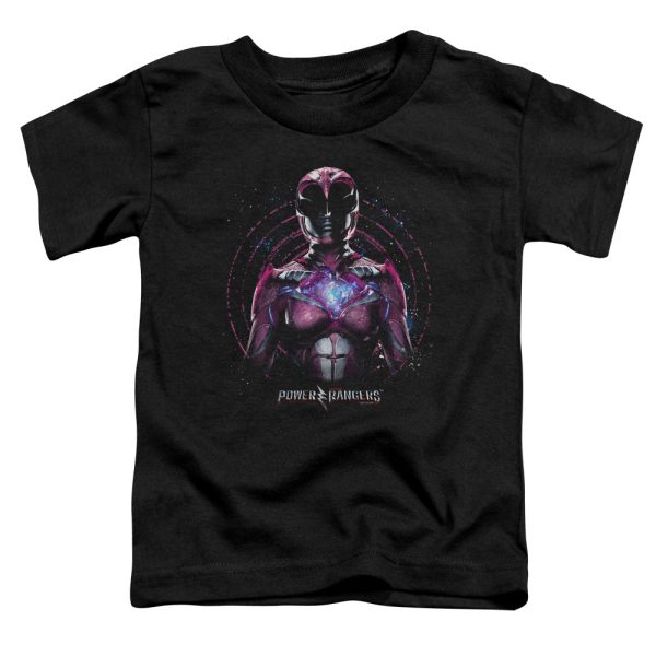 POWER RANGERS : PINK RANGER S\S TODDLER TEE Black SM (2T) Supply