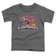 POWER RANGERS : NINJA BLAST TODDLER SHORT SLEEVE Charcoal XL (5T) Fashion