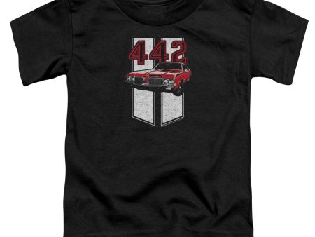 OLDSMOBILE : 442 S\S TODDLER TEE Black LG (4T) Supply