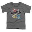 POWER RANGERS : PANELS S\S TODDLER TEE Charcoal LG (4T) Online Hot Sale