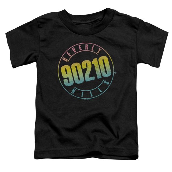 90210 : COLOR BLEND LOGO S\S TODDLER TEE Black SM (2T) Online Sale