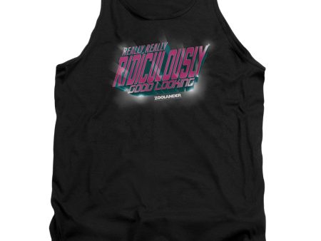 ZOOLANDER : RIDICULOUSLY GOOD LOOKING ADULT TANK BLACK SM Online Hot Sale