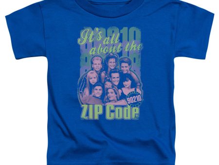 90210 : ZIP CODE TODDLER SHORT SLEEVE Royal Blue XL (5T) Cheap