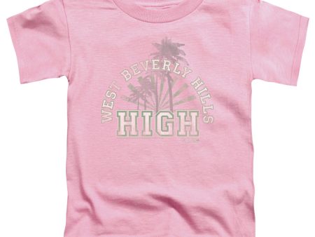 90210 : WEST BEVERLY HILLS HIGH S\S TODDLER TEE PINK LG (4T) Cheap