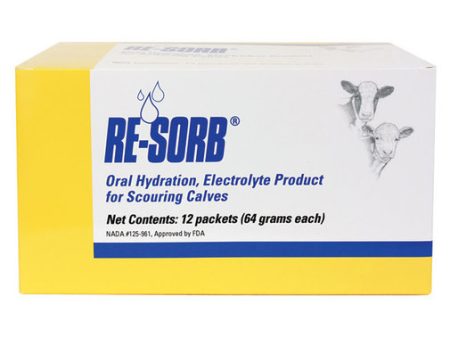 Zoetis® RE-SORB® Oral Hydration Electrolyte for Scouring Calves For Sale